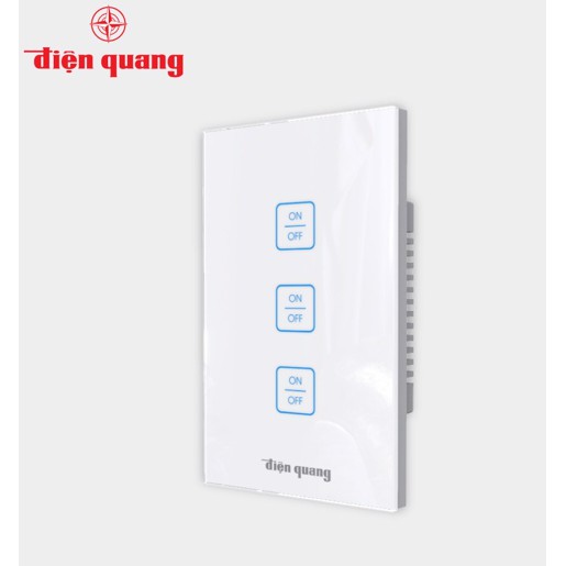 Công Tắc Cảm Ứng Apollo ĐQ SW1.1 R 03 01 WiFi ( Kiểu màu trắng, 3 nút, chữ nhật, 3 kênh điều khiển ON/OFF, WiFi )