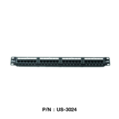 CAT 5E PATCH PANEL 24 PORT