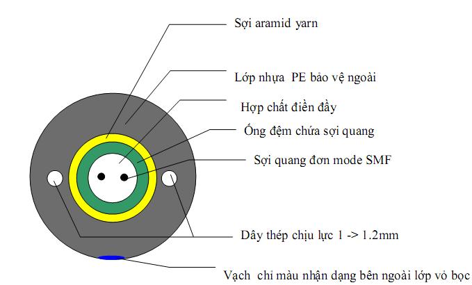 Dây thuê bao quang 2c